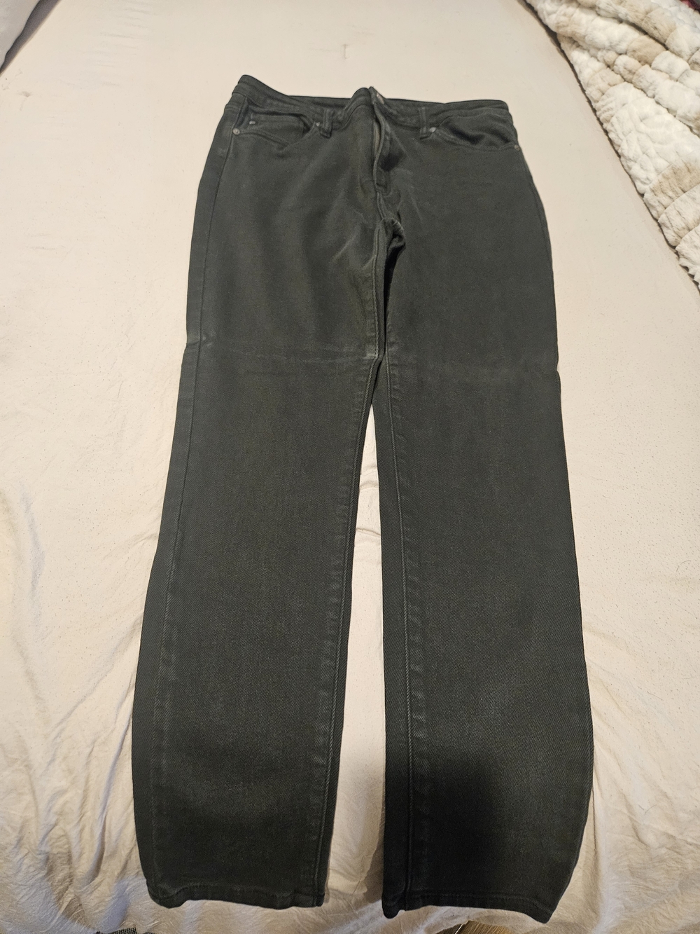 KanCan Women’s Skinny Jeans in Olive Green Wash SIZE 15